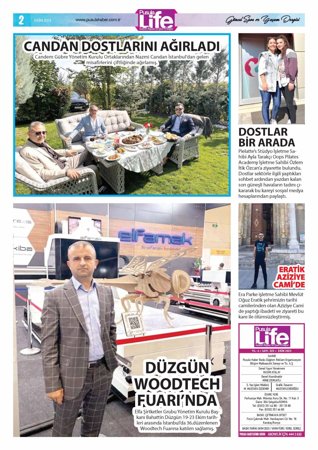 Konya'nın magazin dergisi PS Life'nin 320. sayısı yayınlandı 2